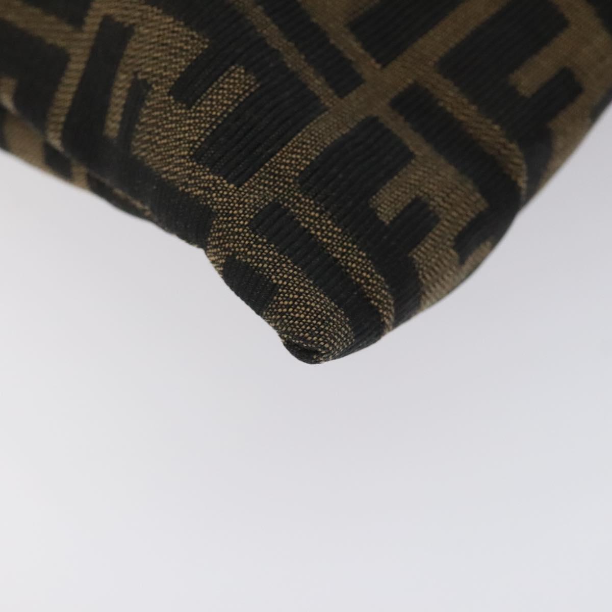 Fendi Zucca, Brown, Canvas, handbag