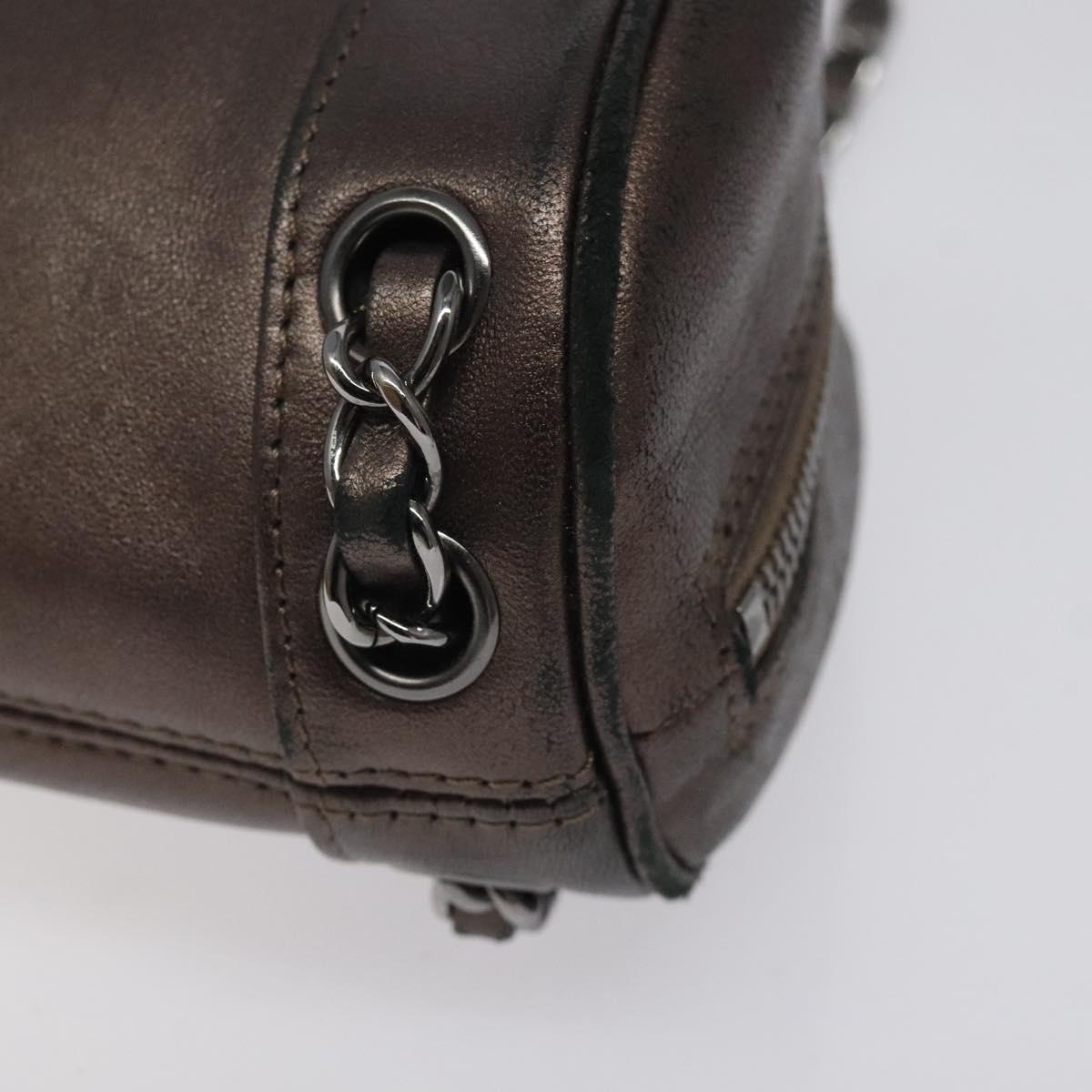 Chanel Tassel, Brown, Leather, shoulder