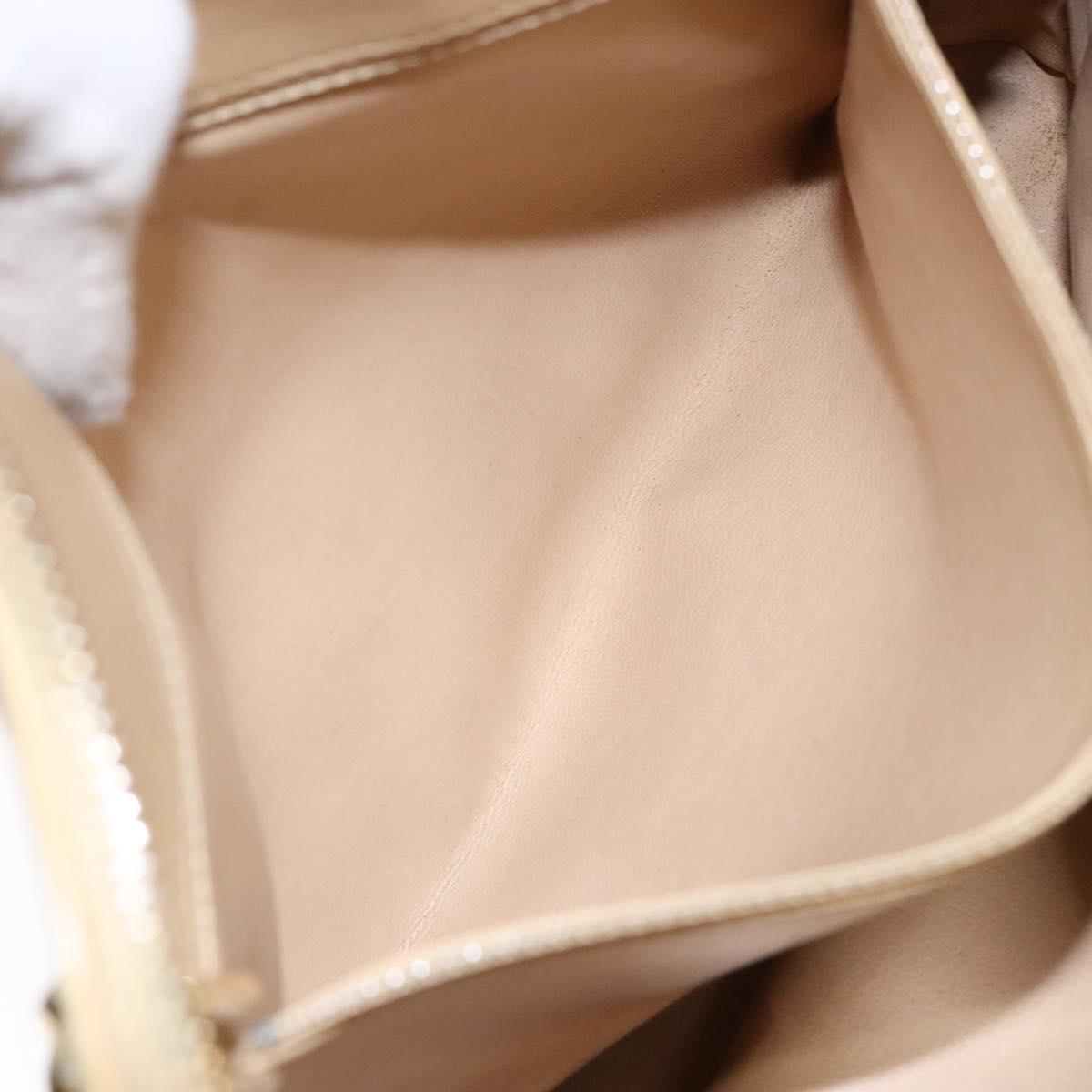 Chanel Quilted, Beige, Leather, shoulder