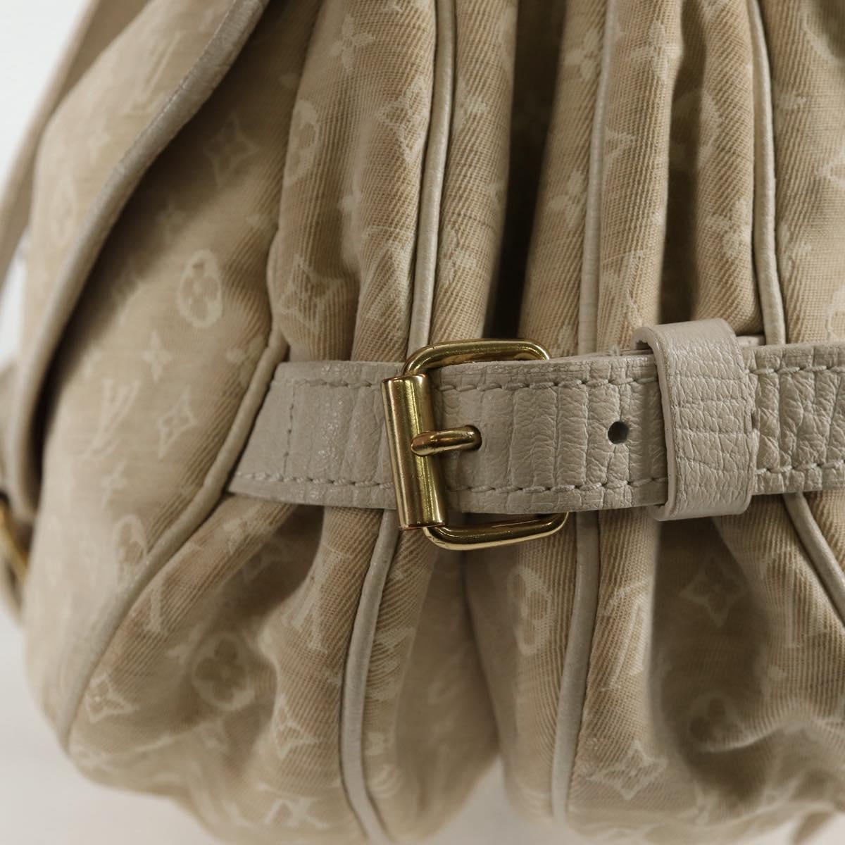 Louis Vuitton Saumur, Beige, Canvas, shoulder