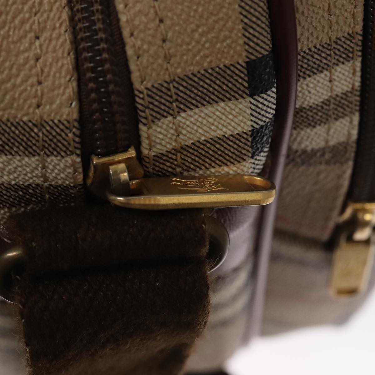Burberry Nova Check, Beige, Canvas, shoulder