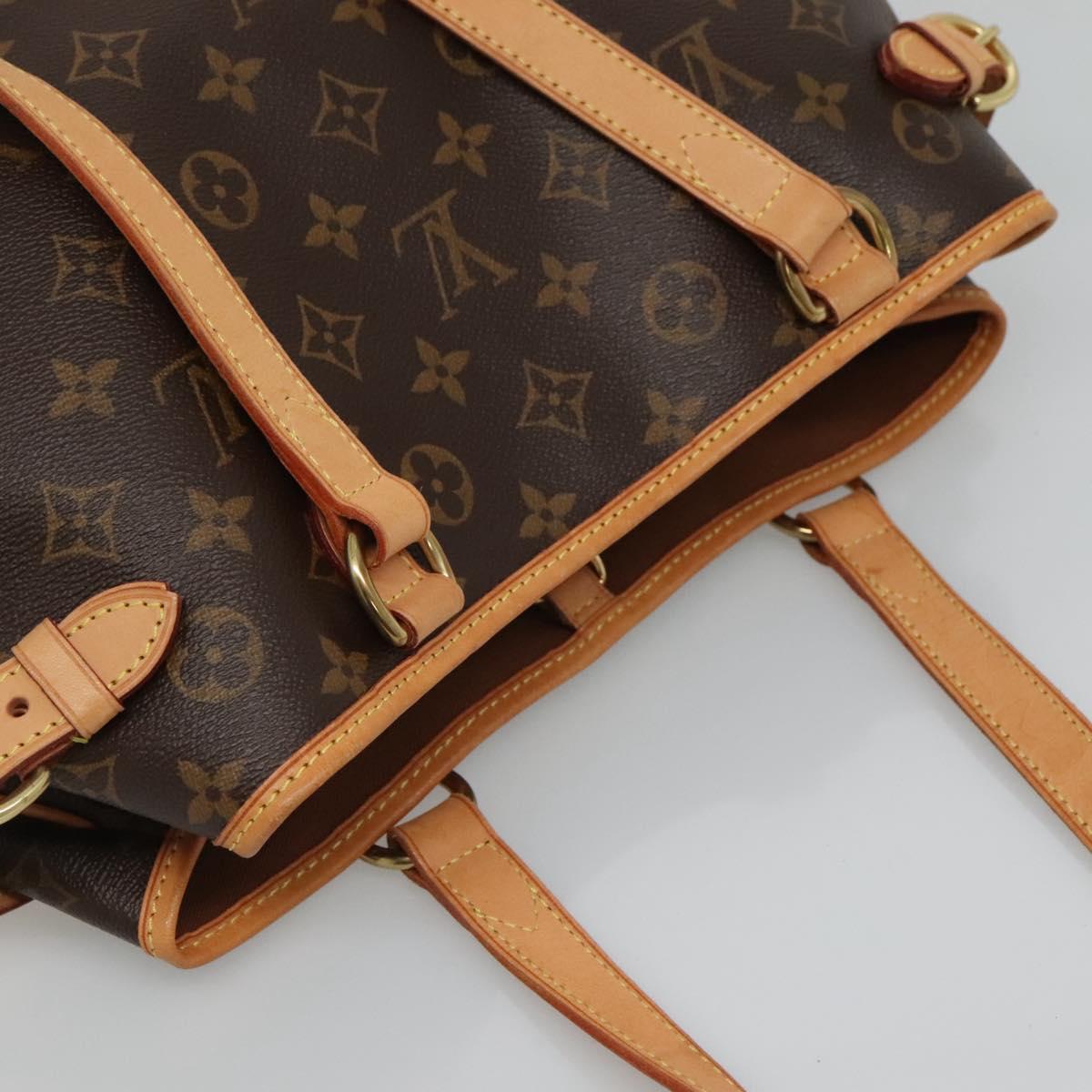 Louis Vuitton Batignolles Horizontal, Brown, Canvas, shoulder