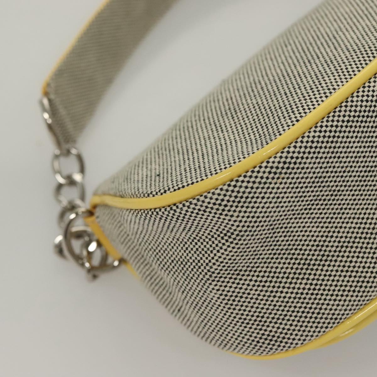Chanel Camellia, Grey, Canvas, clutch