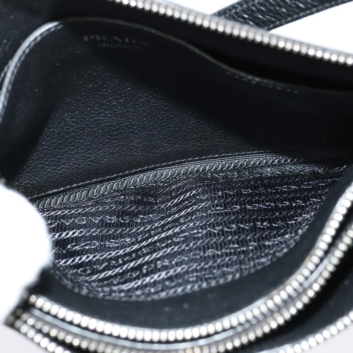 Prada Double, Black, Leather, shoulder