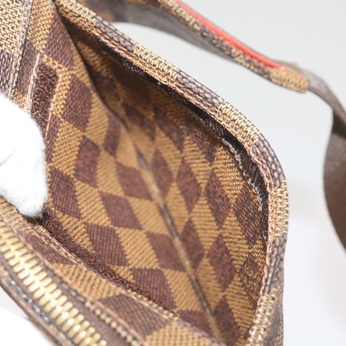 Louis Vuitton Geronimos, Brown, Canvas, shoulder