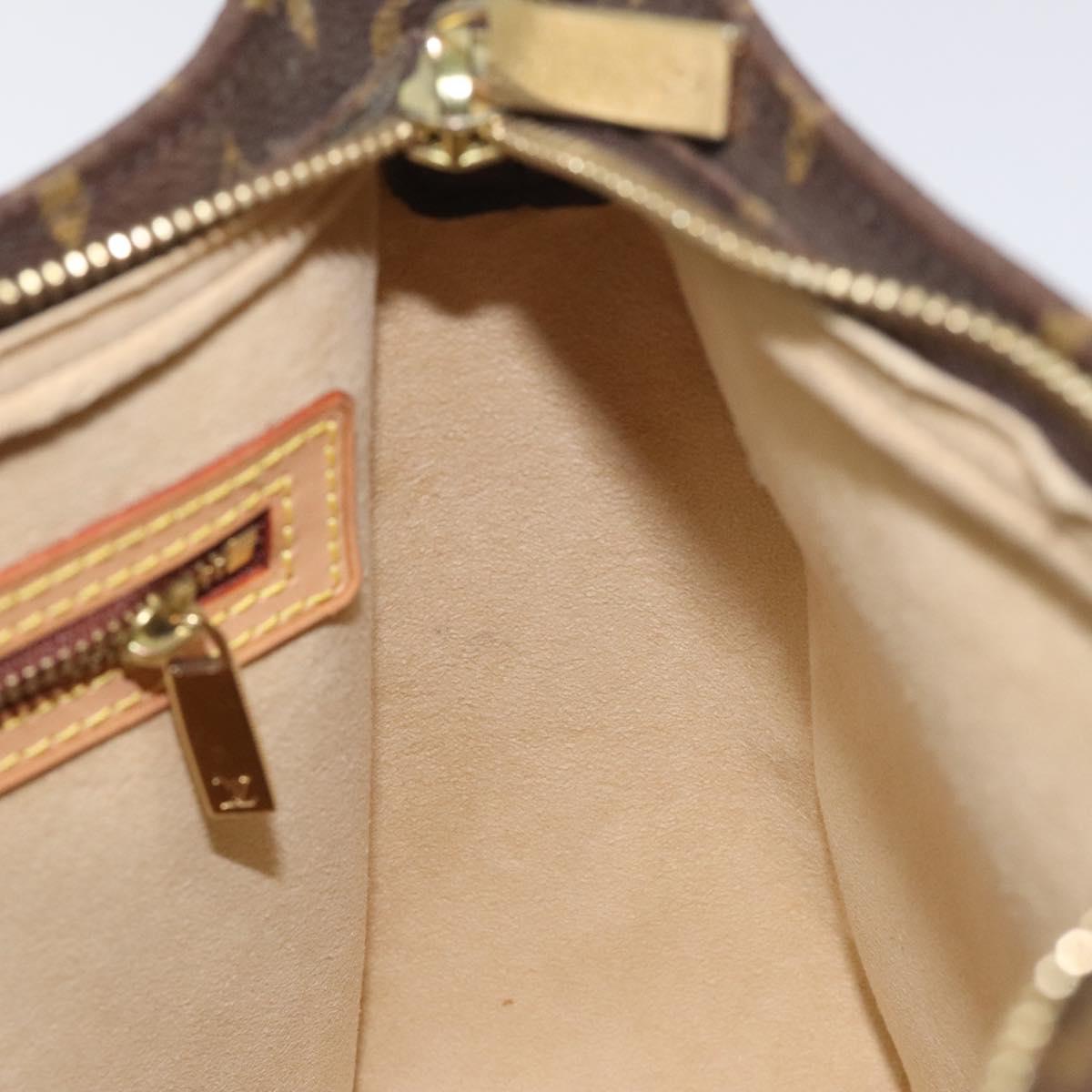 Louis Vuitton Looping MM, Brown, Canvas, shoulder