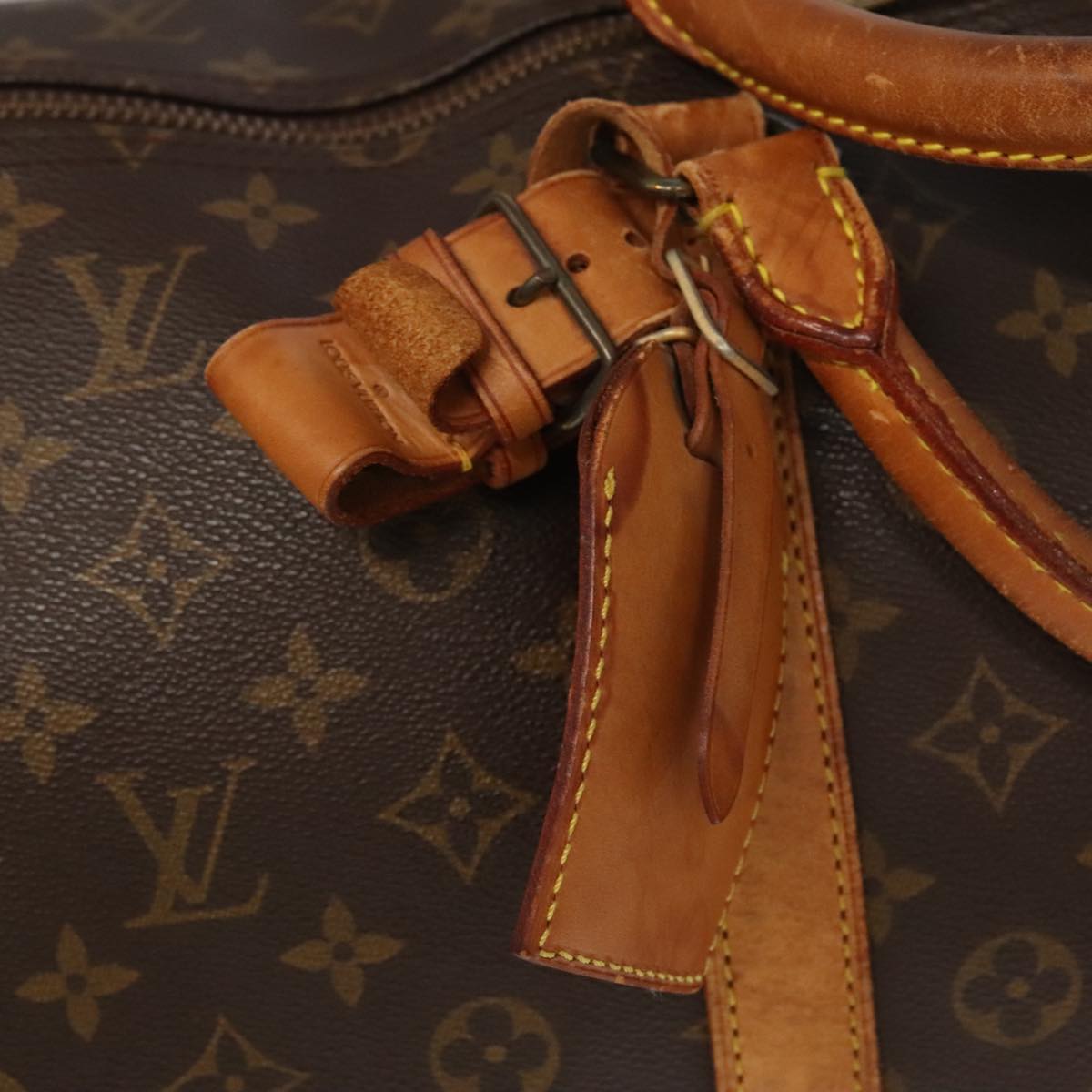 Louis Vuitton Keepall Bandoulière 60, Brown, Canvas, travel