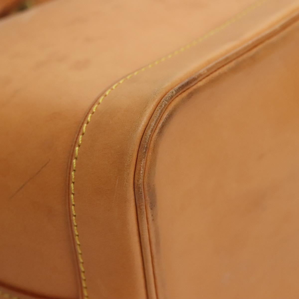 Louis Vuitton Noé, Beige, Leather, handbag