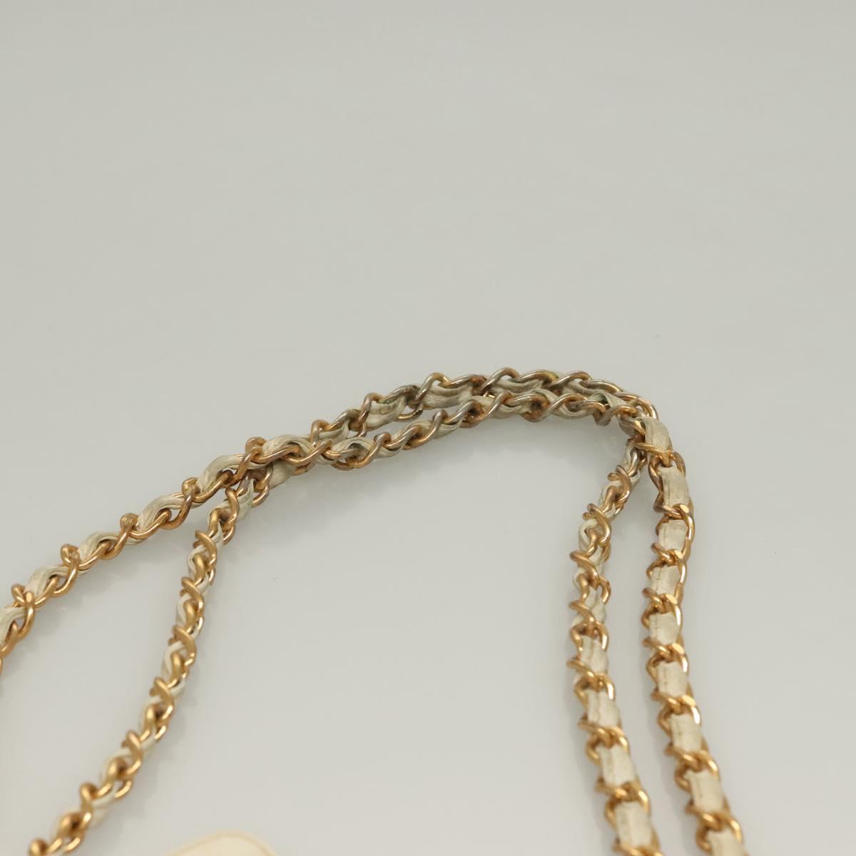 Chanel, White, Leather, shoulder