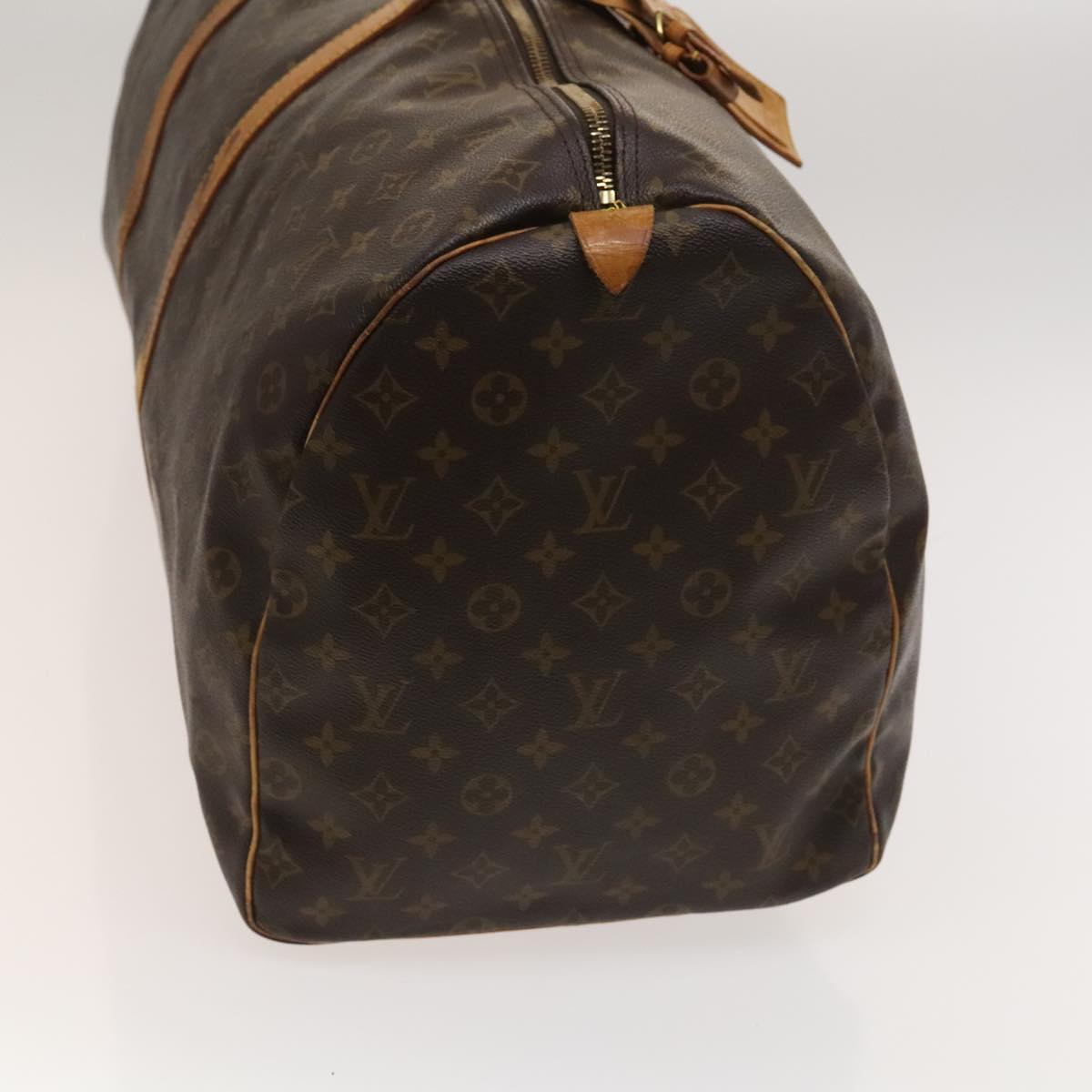 Louis Vuitton Keepall 60, Brown, Canvas, travel