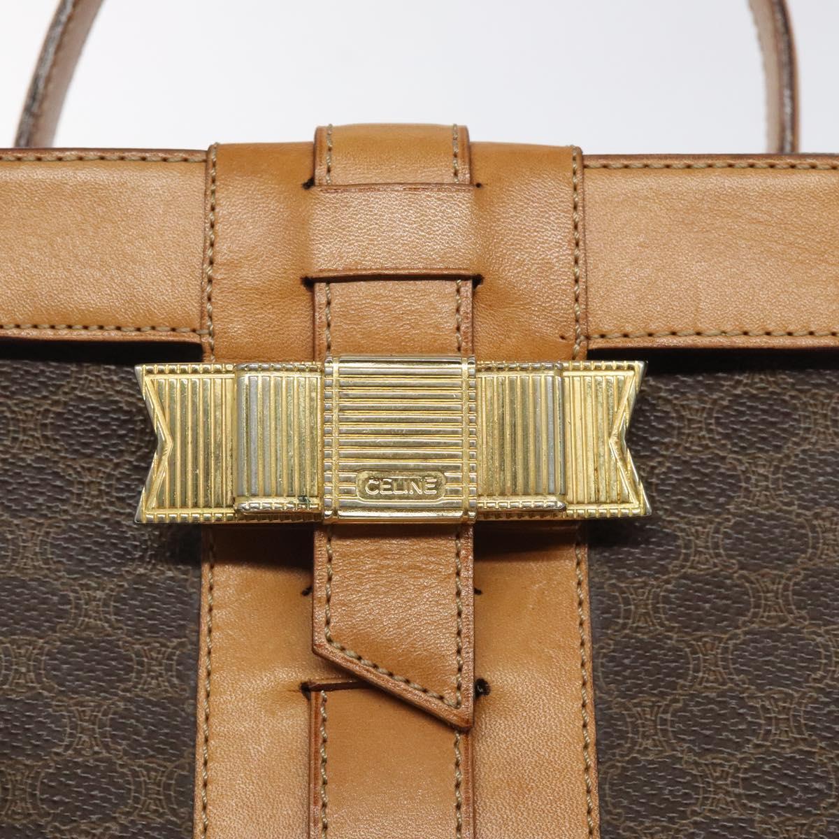 Céline Vanity, Brown, Canvas, handbag