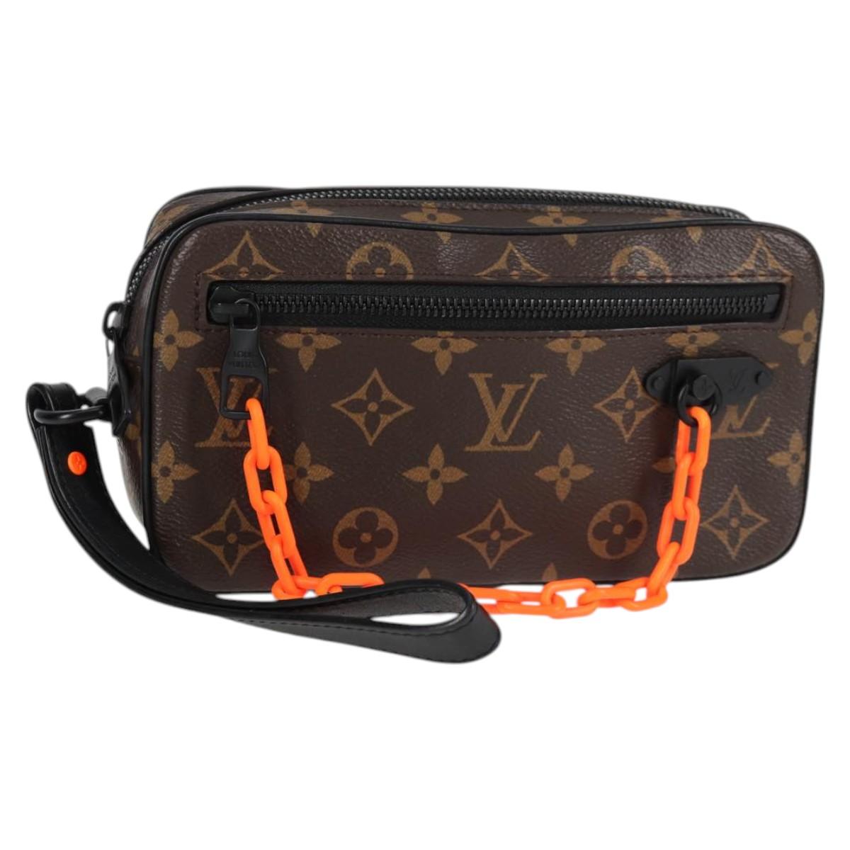 Louis Vuitton Volga, Brown, Canvas, clutch