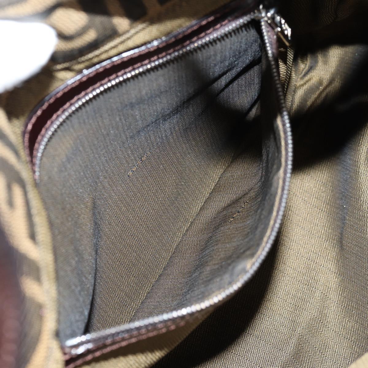 Fendi Mamma Baguette, Black, Canvas, shoulder
