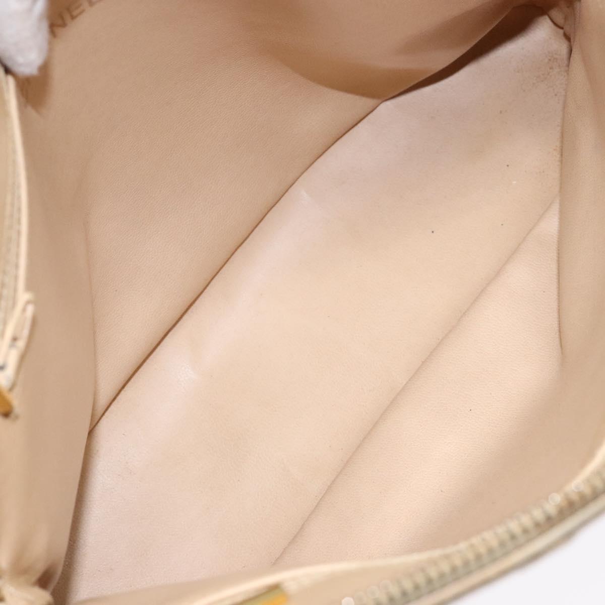 Chanel Quilted, Beige, Leather, shoulder