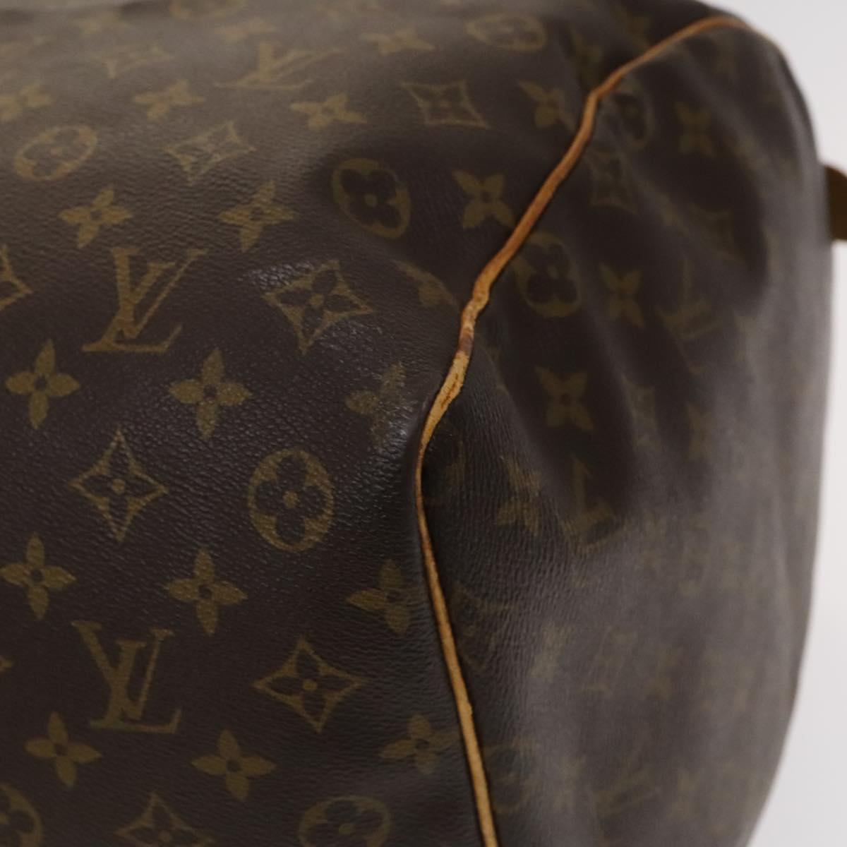 Louis Vuitton Keepall 60, Brown, Canvas, travel