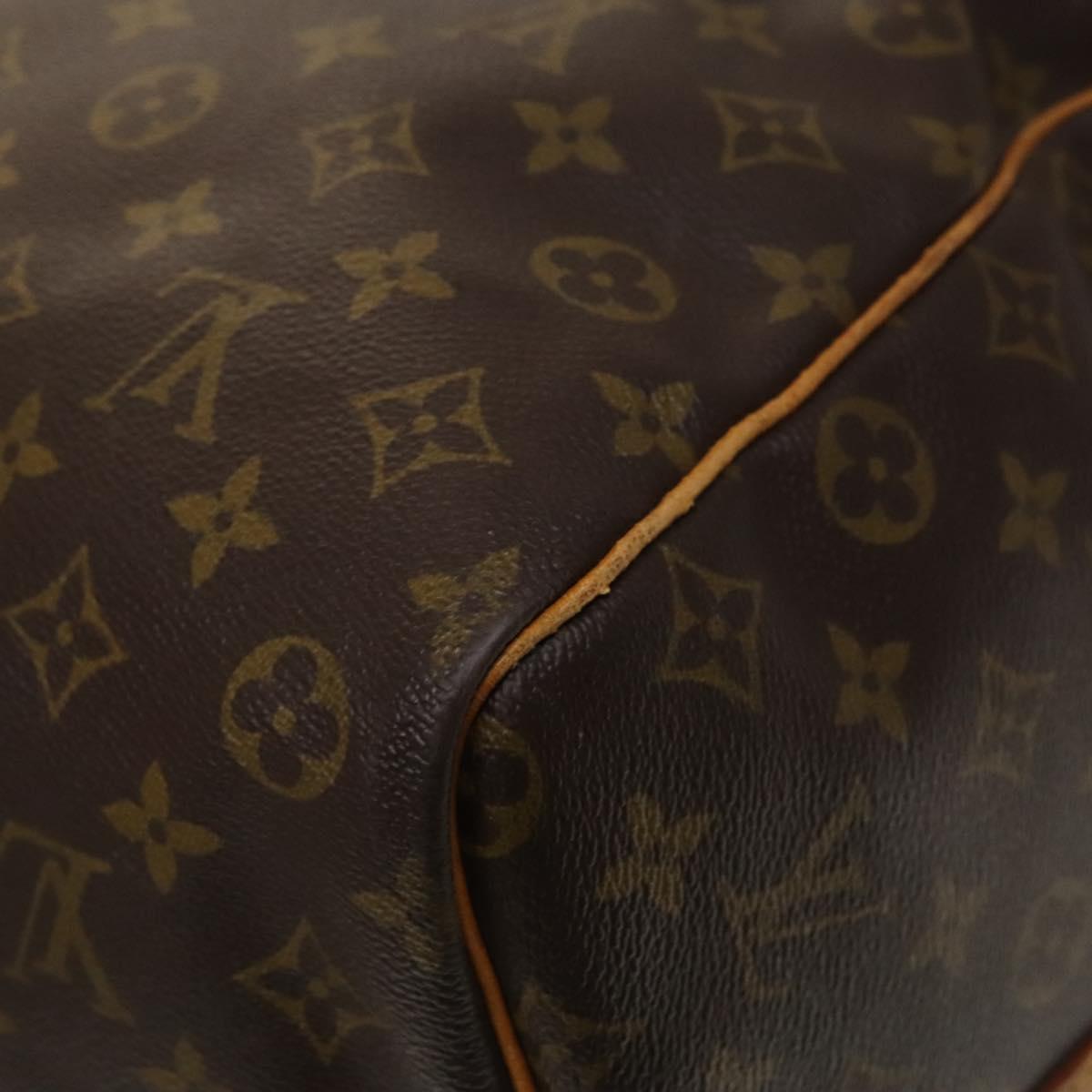 Louis Vuitton Keepall Bandoulière 60, Brown, Canvas, travel