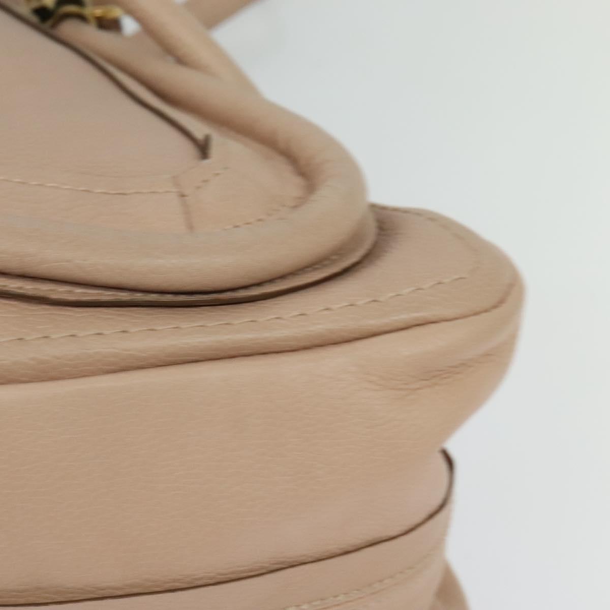 Chloé Paraty, Beige, Leather, handbag