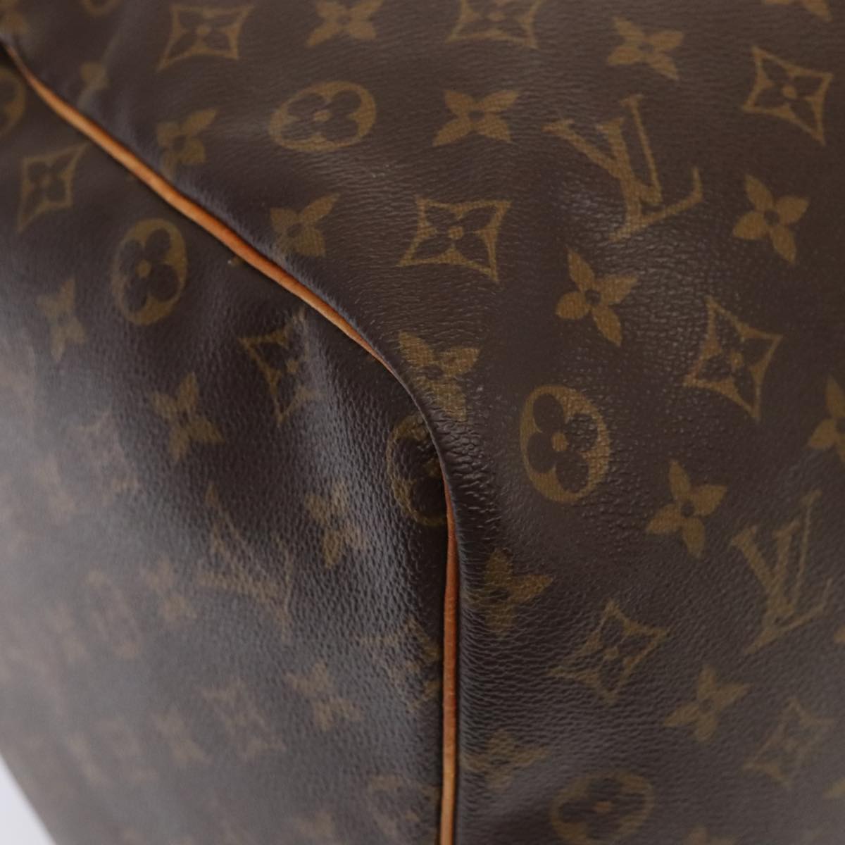Louis Vuitton Keepall 60, Brown, Canvas, travel