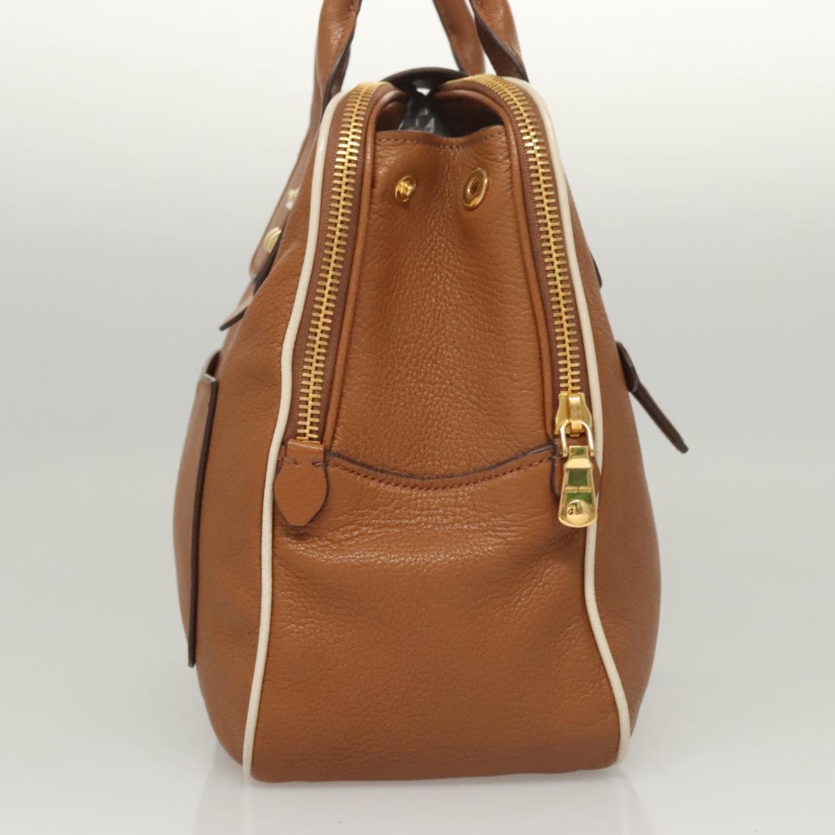 Miu Miu, Brown, Leather, handbag