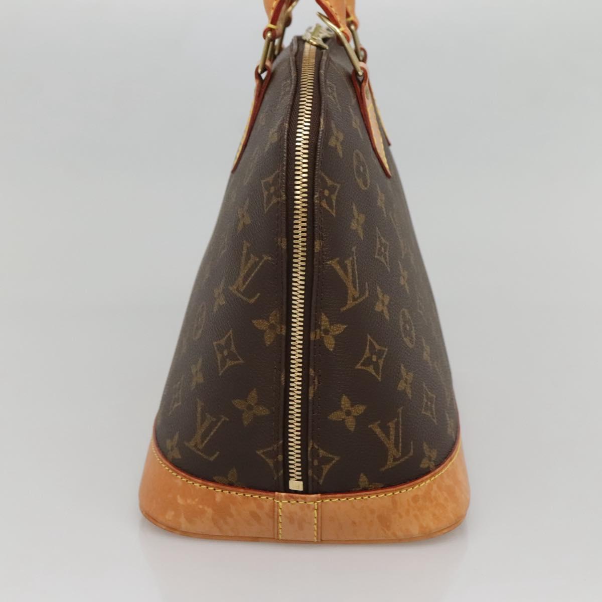 Louis Vuitton Alma, Brown, Canvas, handbag