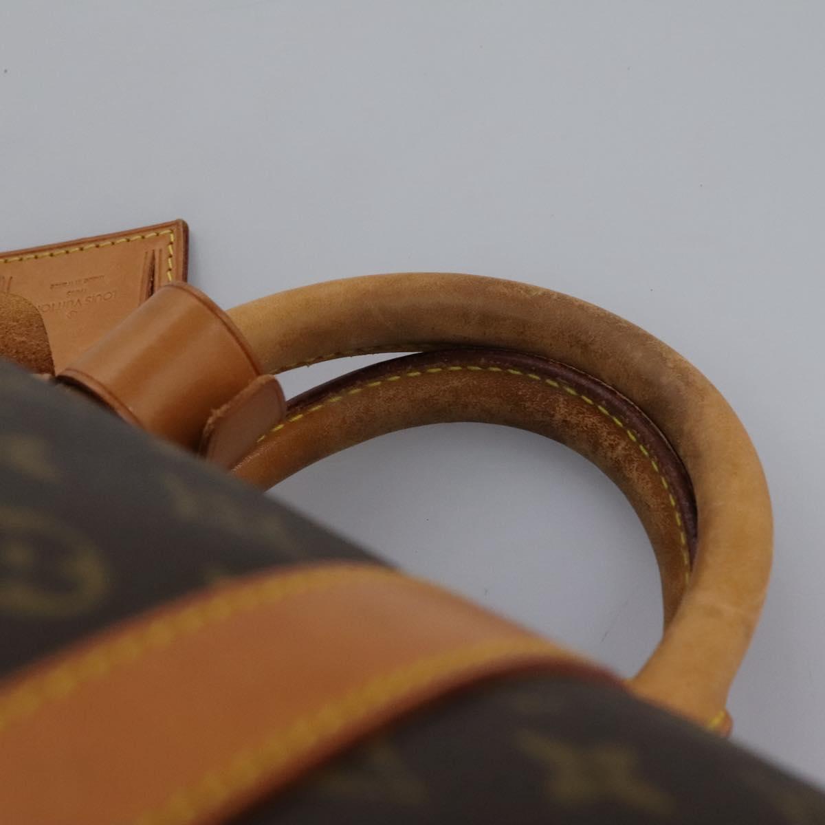 Louis Vuitton Keepall 55, Brown, Canvas, travel