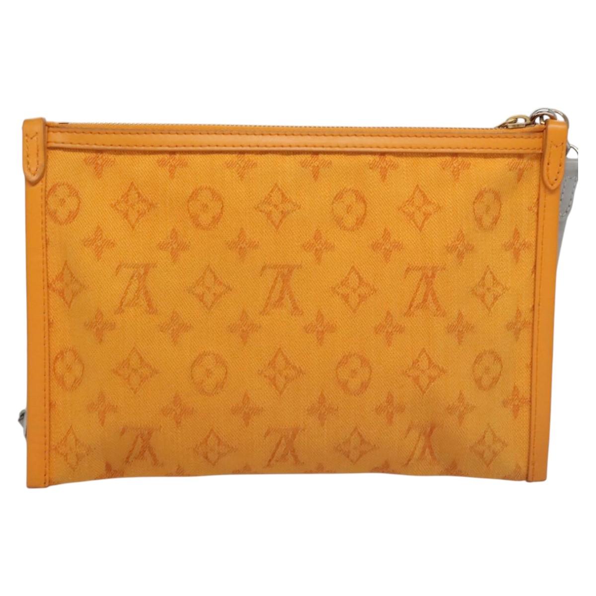 Louis Vuitton Flat messenger, Grey, Canvas, shoulder