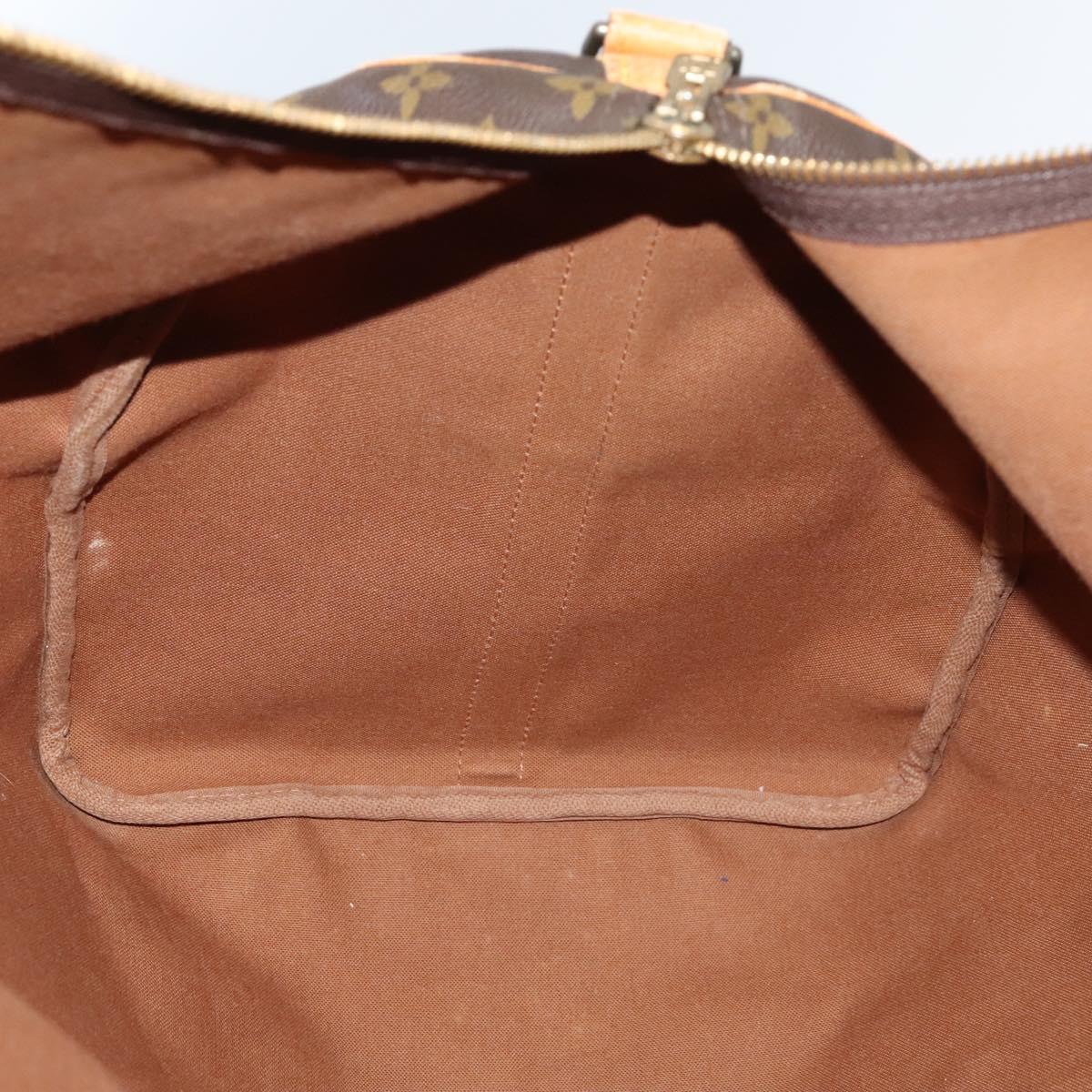 Louis Vuitton Keepall Bandoulière 60, Brown, Canvas, travel