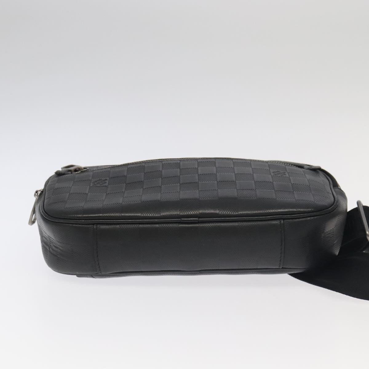Louis Vuitton Ambler, Black, Leather, shoulder