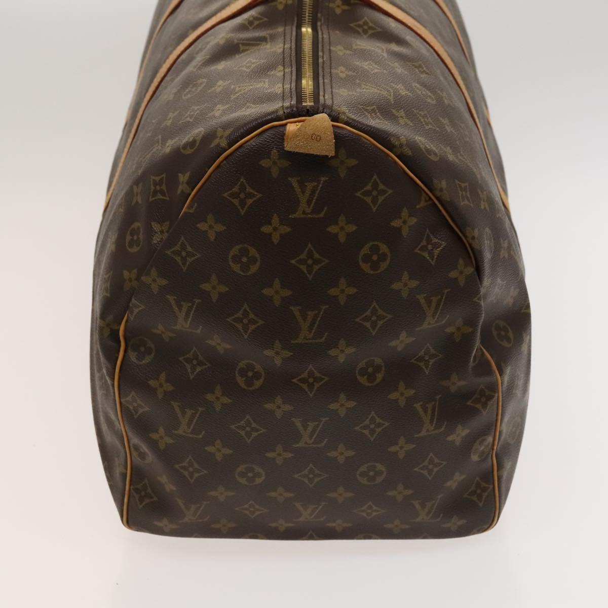Louis Vuitton Keepall 60, Brown, Canvas, travel
