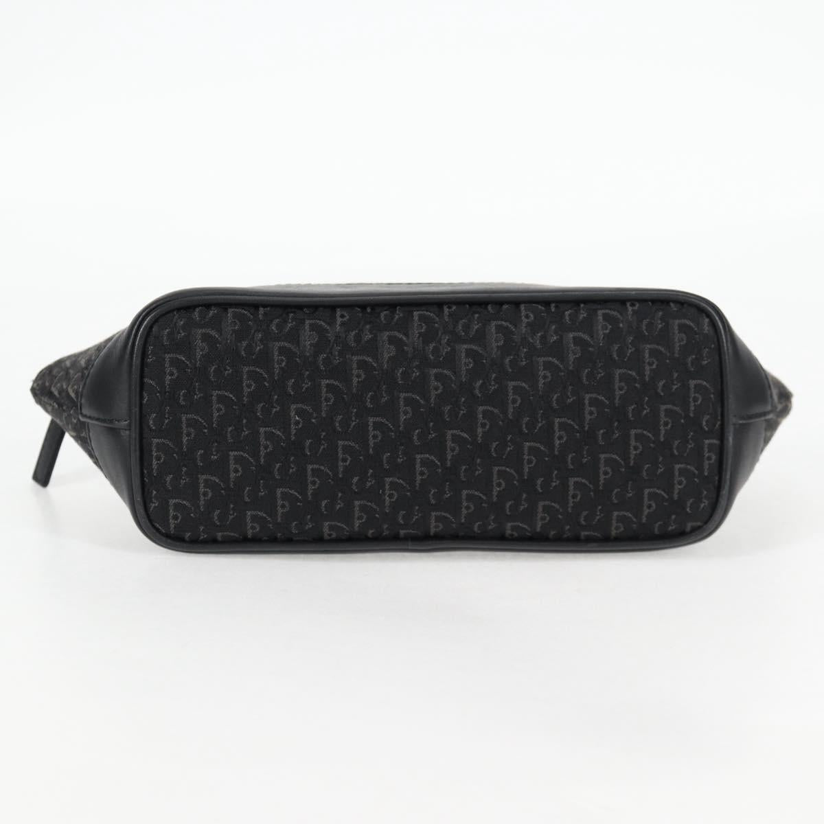 Dior Diorissimo, Black, "CANVAS, LEATHER", handbag