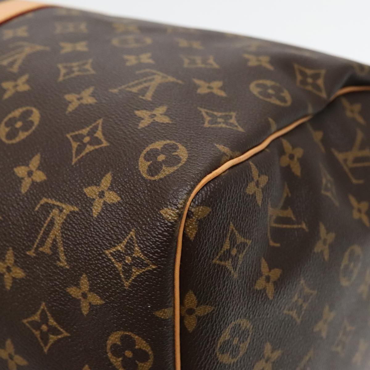 Louis Vuitton Keepall 50, Brown, Canvas, travel