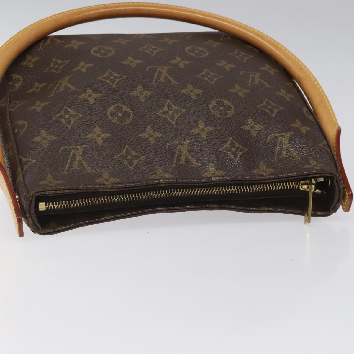 Louis Vuitton Looping MM, Brown, Canvas, shoulder