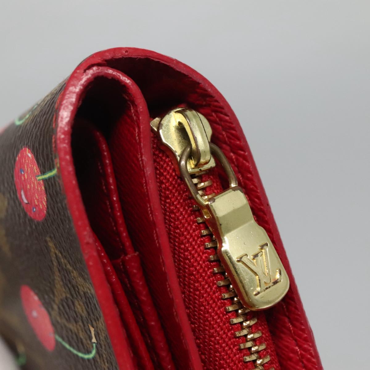 Louis Vuitton Compact zip, Brown, Canvas, wallet