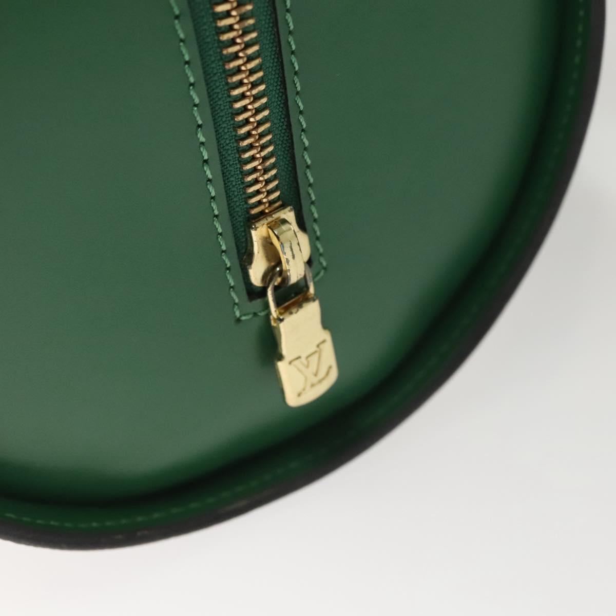 Louis Vuitton Soufflot, Green, Leather, handbag