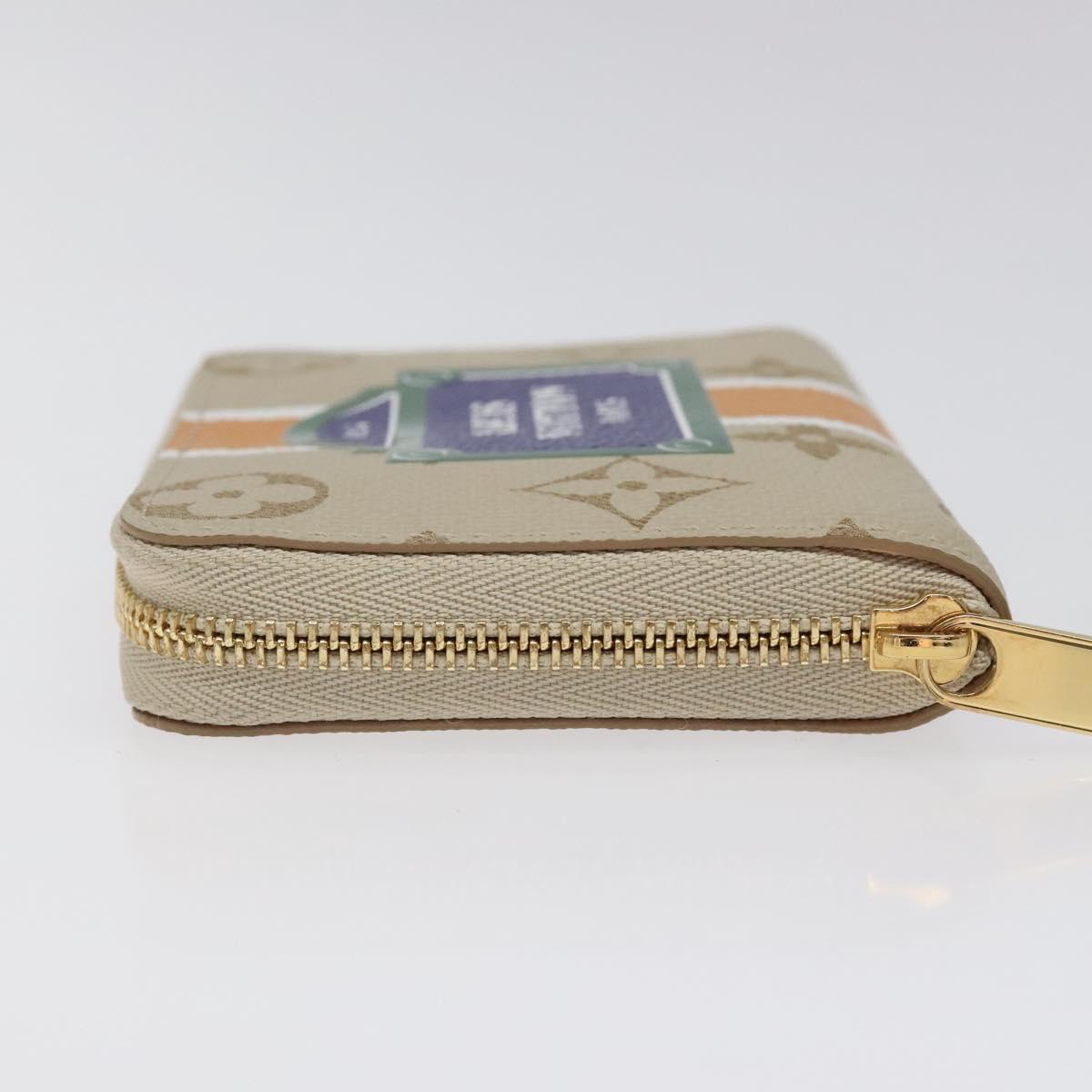 Louis Vuitton Zippy coin purse, Beige, Canvas, wallet