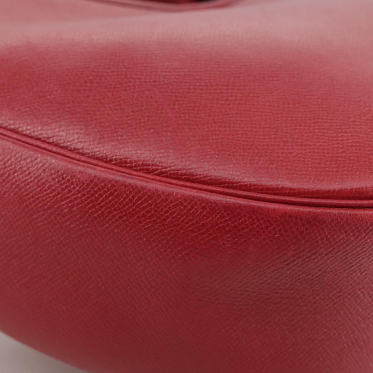 Hermès, Red, Leather, shoulder
