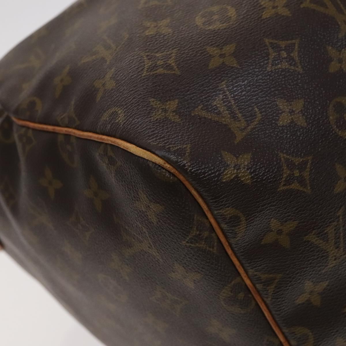 Louis Vuitton Keepall 55, Brown, Canvas, travel