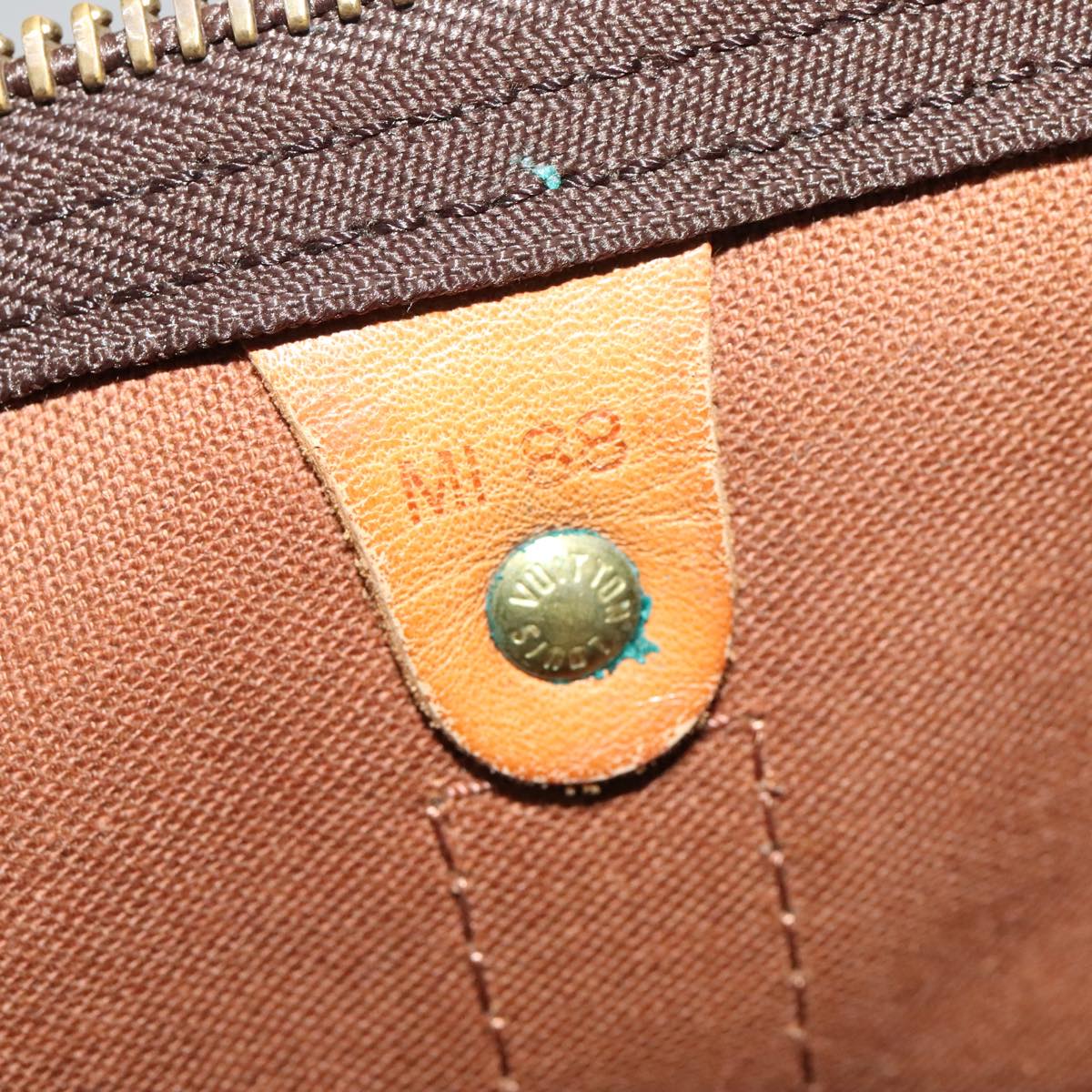 Louis Vuitton Keepall 60, Brown, Canvas, travel