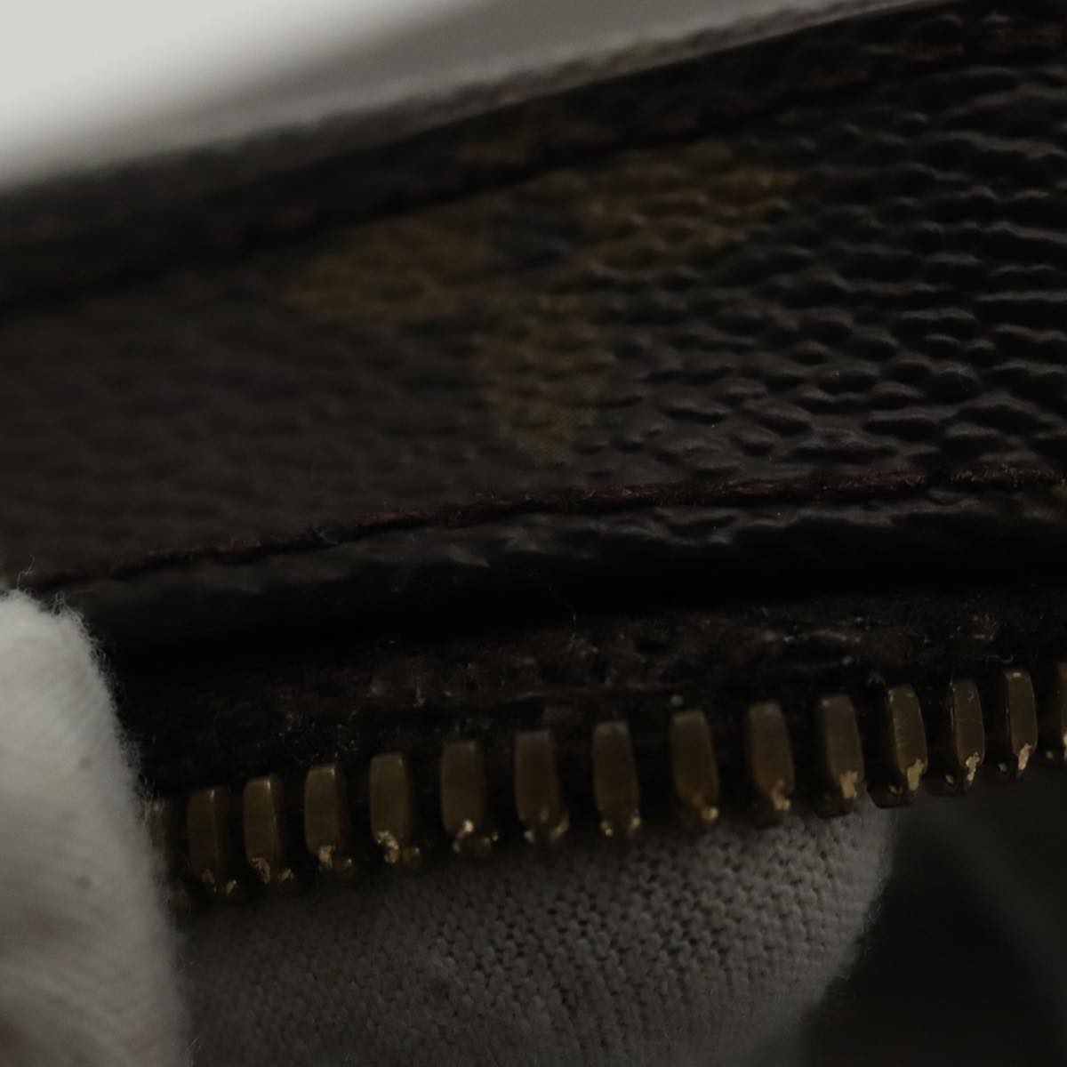 Louis Vuitton Geronimos, Brown, Canvas, shoulder