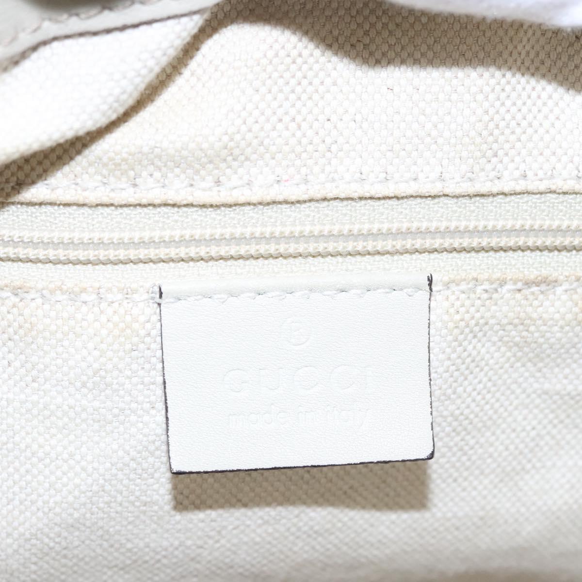 Gucci Sukey, White, Canvas, tote