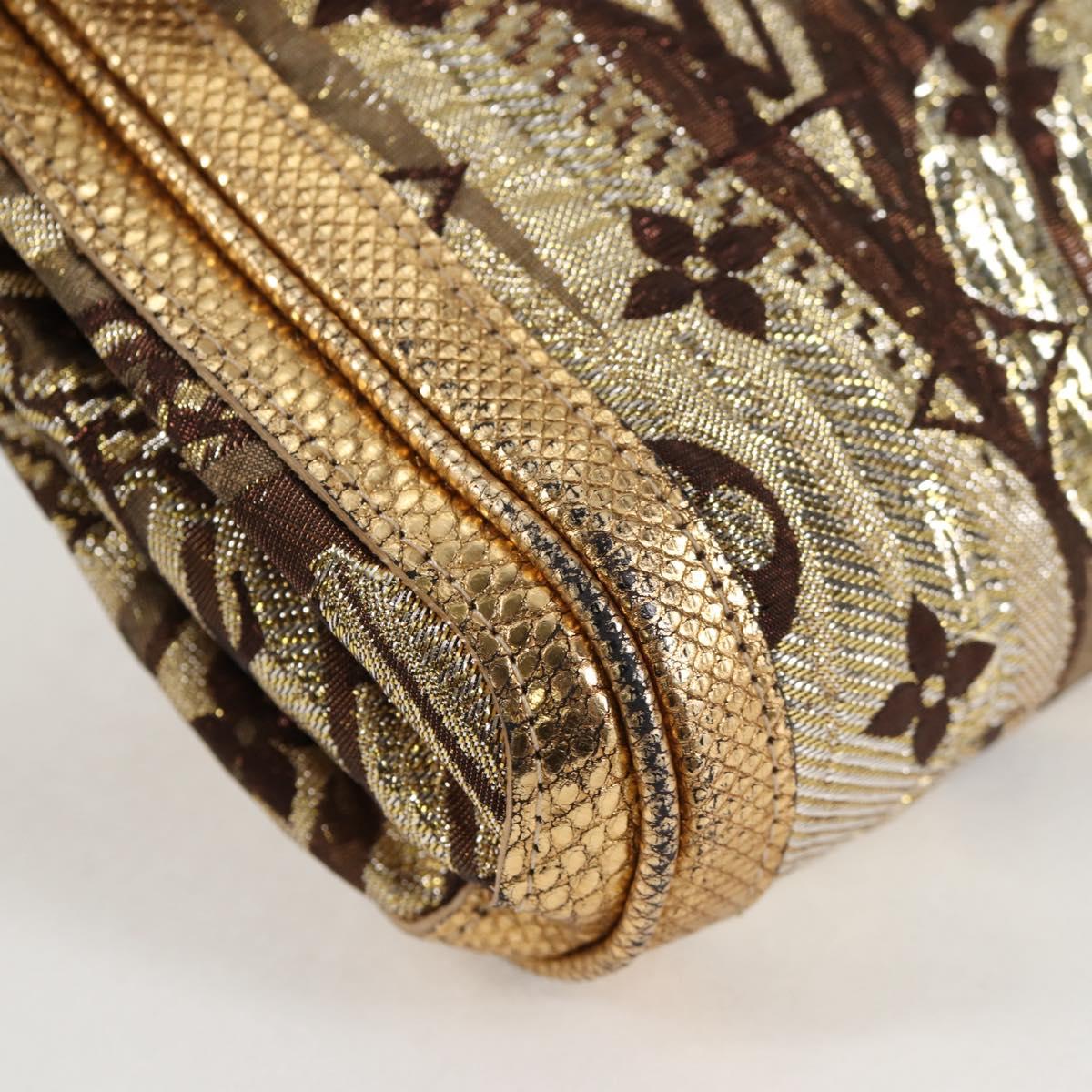 Louis Vuitton, Gold, Canvas, clutch