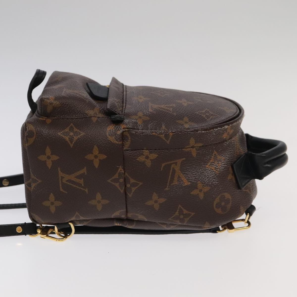 Louis Vuitton Palm Springs mini, Brown, Canvas, backpack