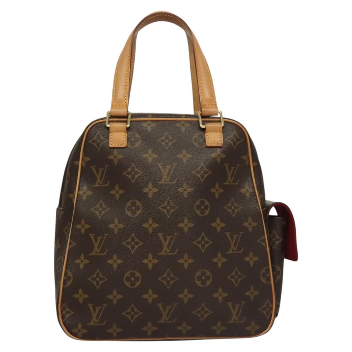 Louis Vuitton Excentri cité, Brown, Canvas, handbag