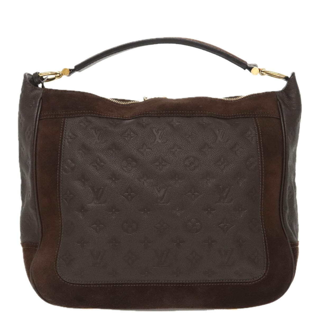 Louis Vuitton Audacieuse, Brown, Leather, handbag