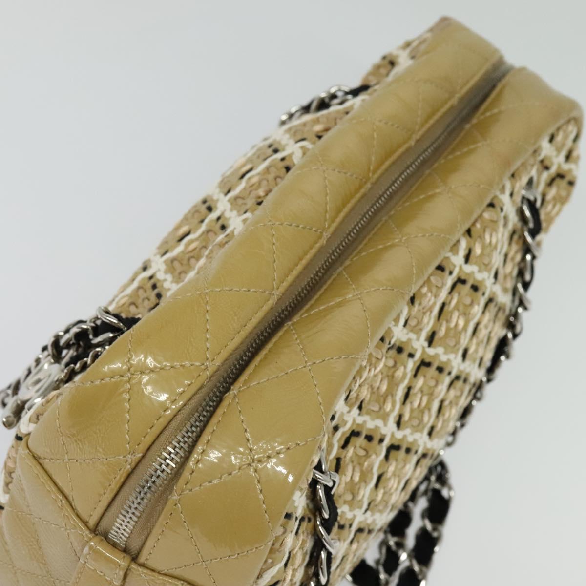 Chanel Camera, Beige, Leather, shoulder