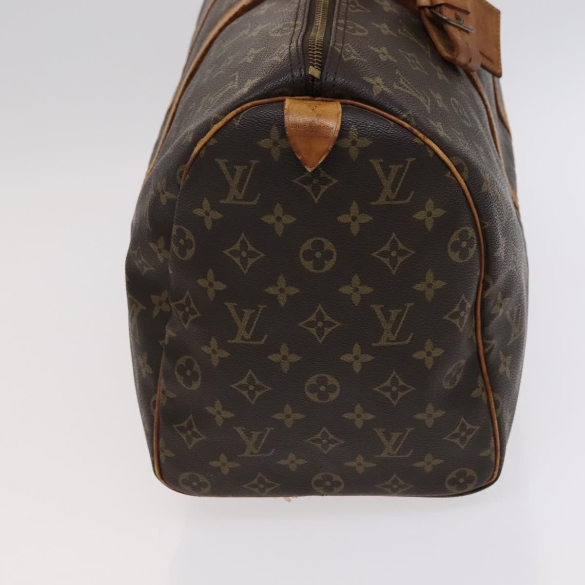 Louis Vuitton Keepall 45, Brown, Canvas, travel