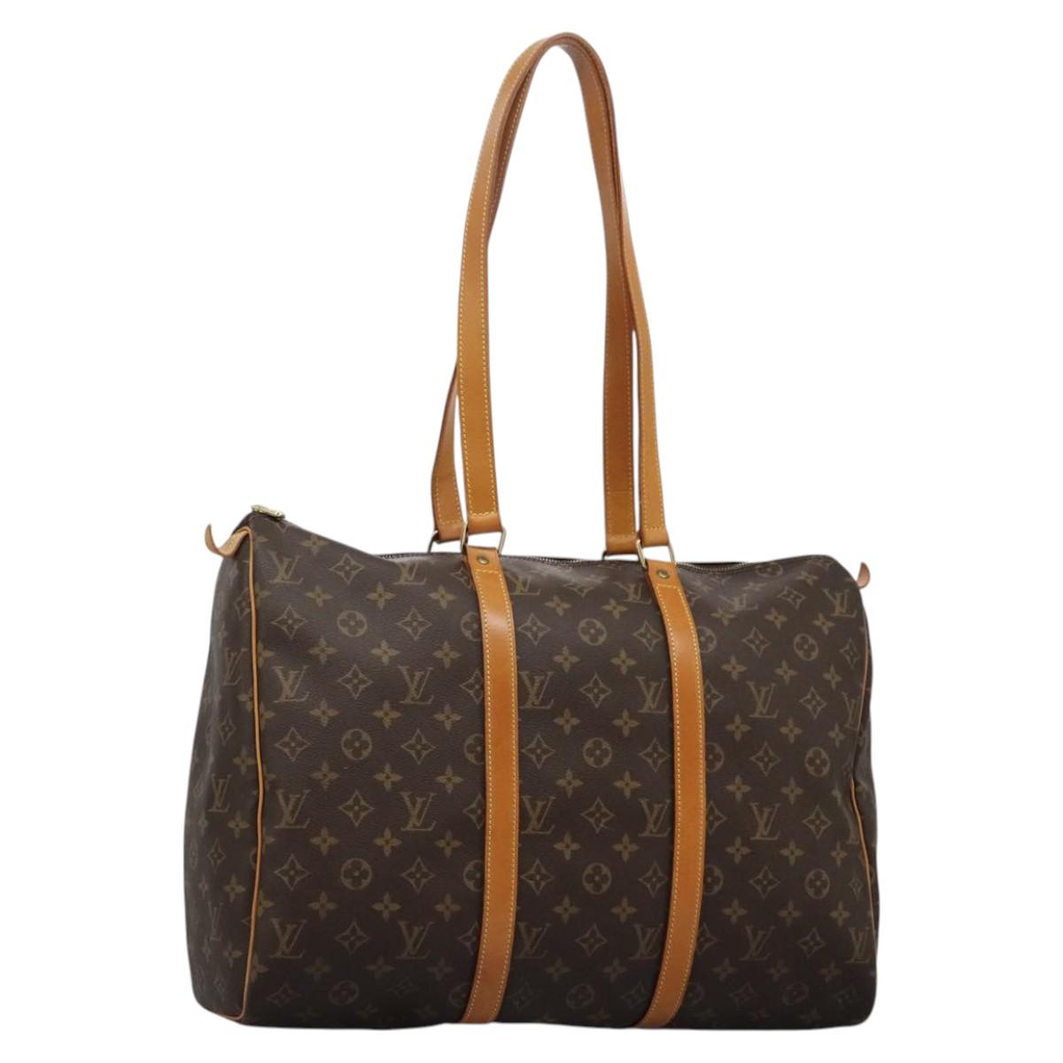 Louis Vuitton Flanerie 45, Brown, Canvas, shoulder