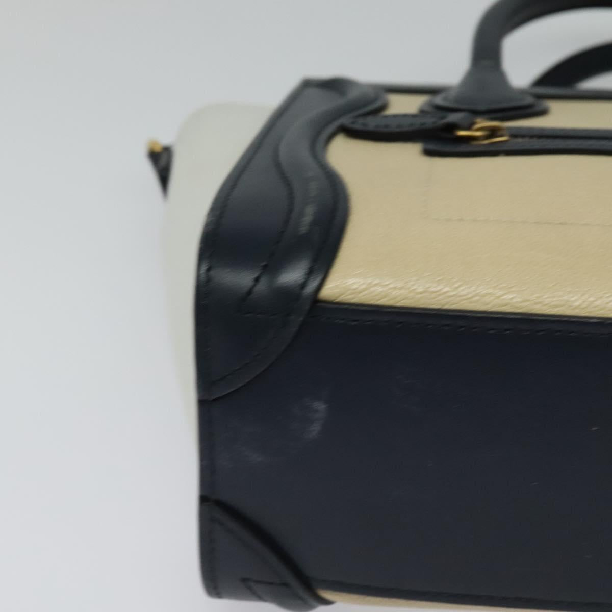 Céline Luggage, Beige, Leather, handbag