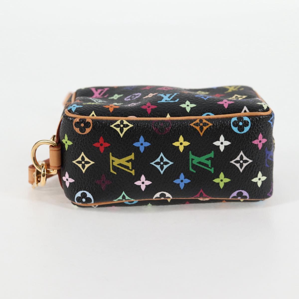 Louis Vuitton Wapity, Black, Canvas, clutch