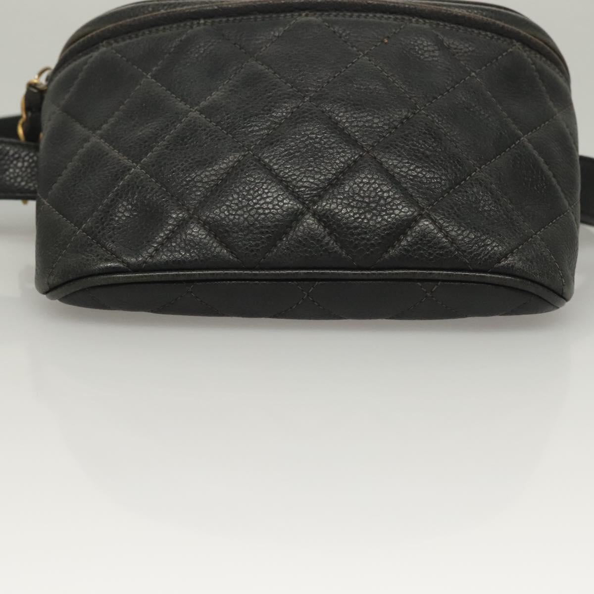 Chanel Vintage, Black, Leather, shoulder